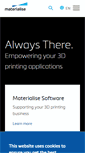 Mobile Screenshot of materialise.com